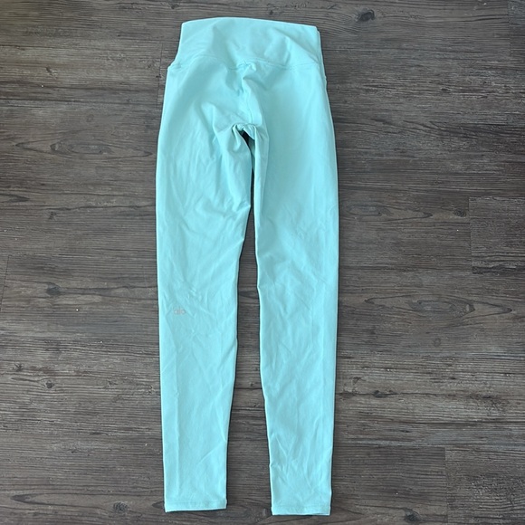 ALO HIGH RISE FULL LENGTH 28” MINT LEGGINGS WOMENS SMALL - Picture 3 of 5